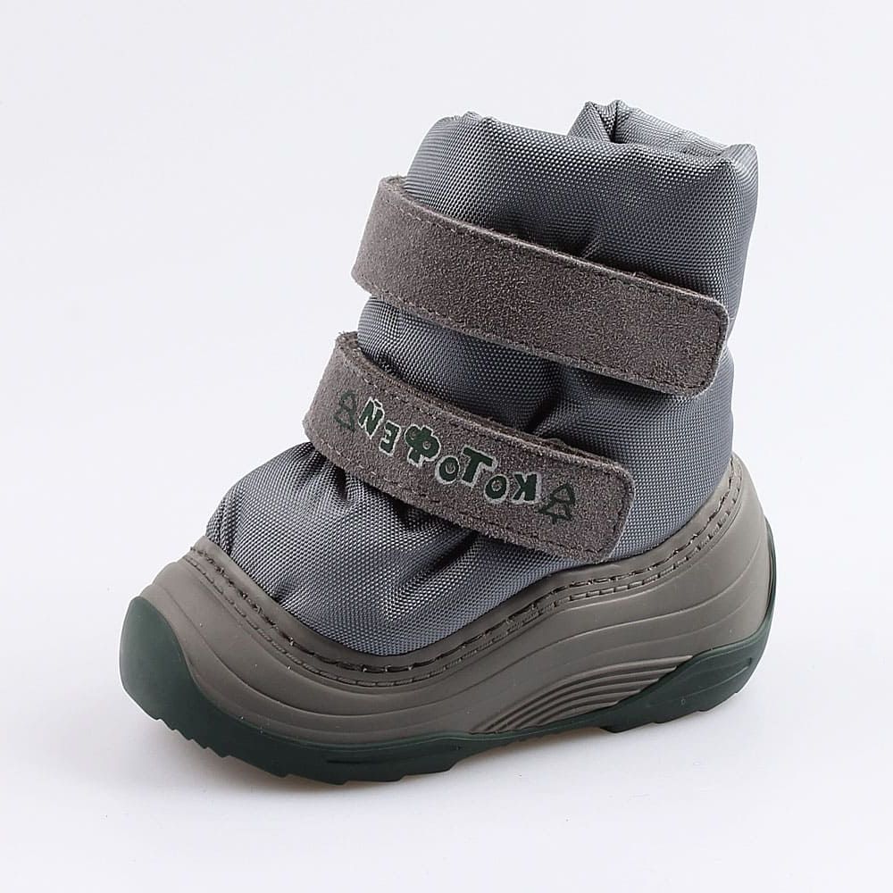 061011-44 Зимние сапожки-дутики серый, все фото 1