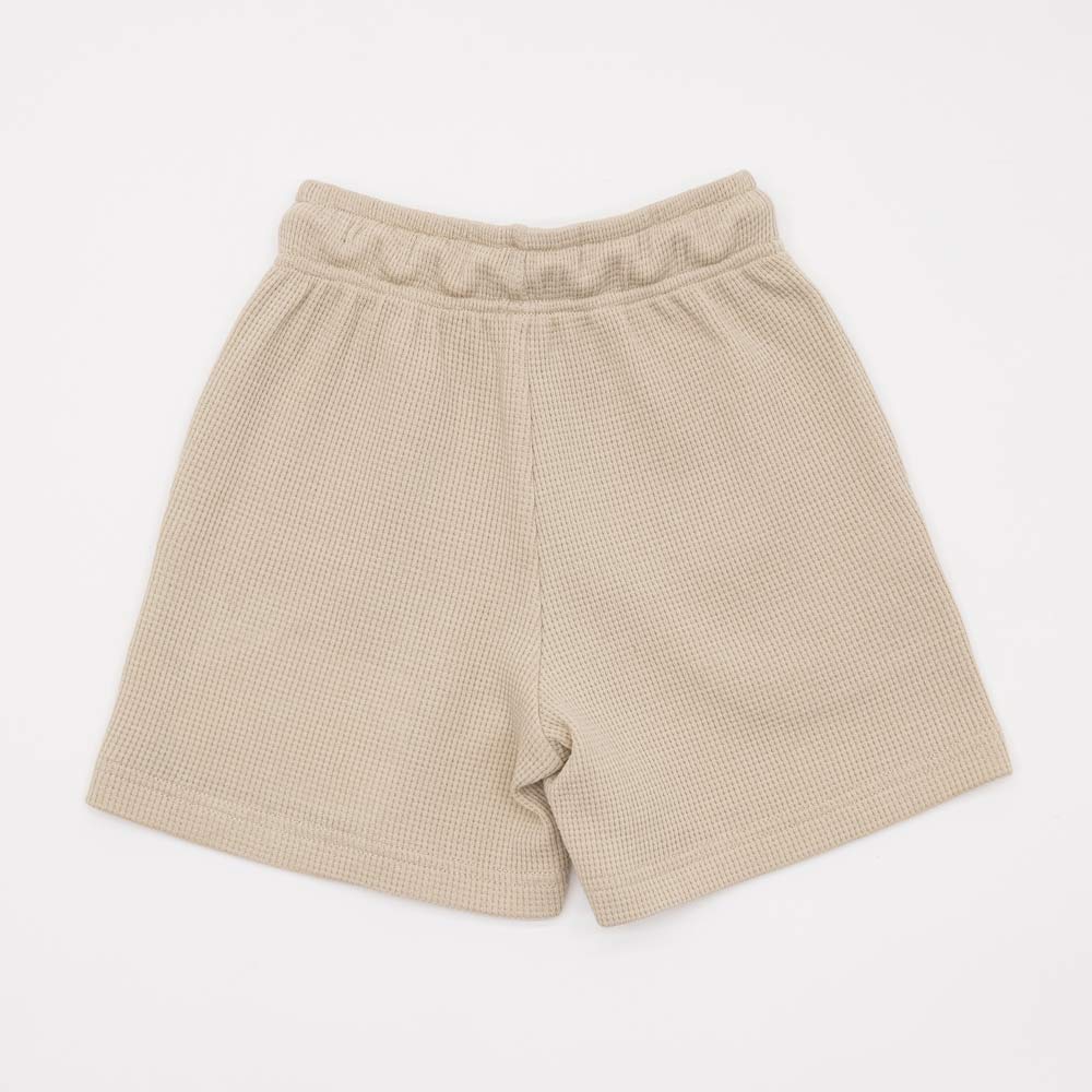 07762043-40 Шорты вафельные для мальчика бежевый, все фото 2
