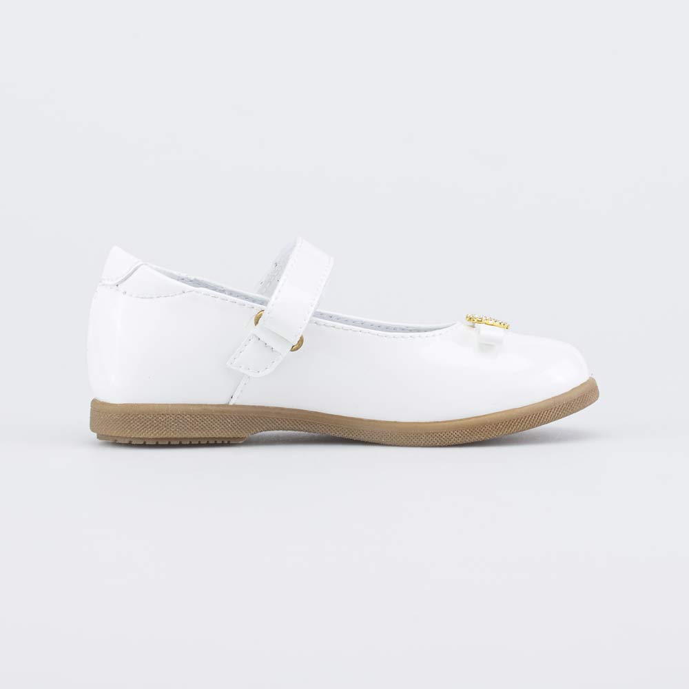 333027-22 Белые лаковые туфли для девочки, все фото 2