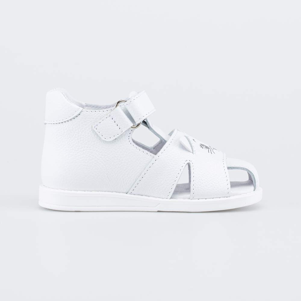 122228-21 Белые сандалии для девочки Котенок , все фото 2