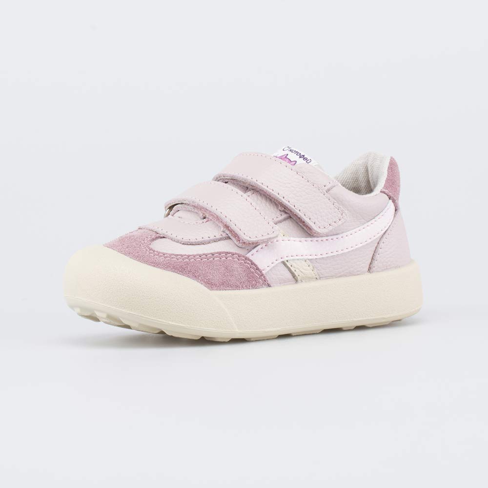 332170-12 Кеды-полуботинки кожаные для девочки, все фото 1