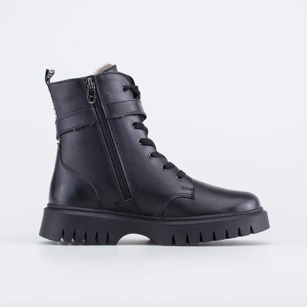 552330-51 Черные зимние ботинки для девочки, все фото 2