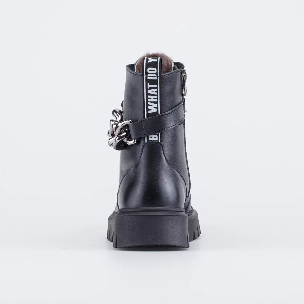 552330-51 Черные зимние ботинки для девочки, все фото 5