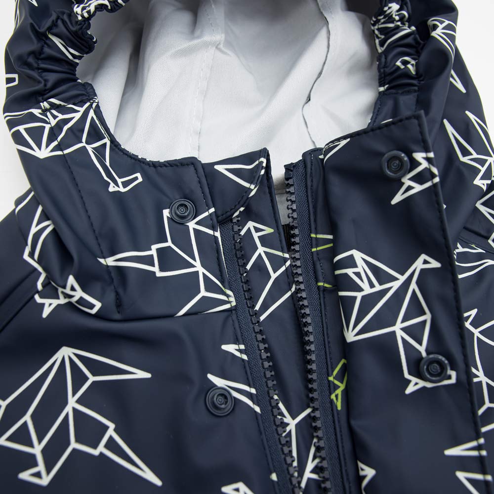 07751052-40 Куртка-дождевик детская темно-синий, все фото 3