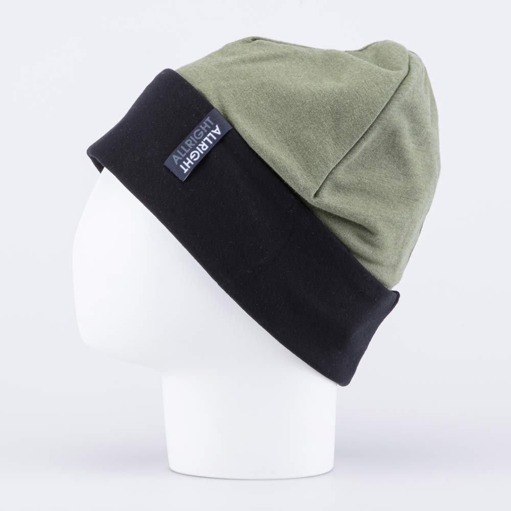 07711919-41 Шапка с отворотом для мальчика оливковый, все фото 2