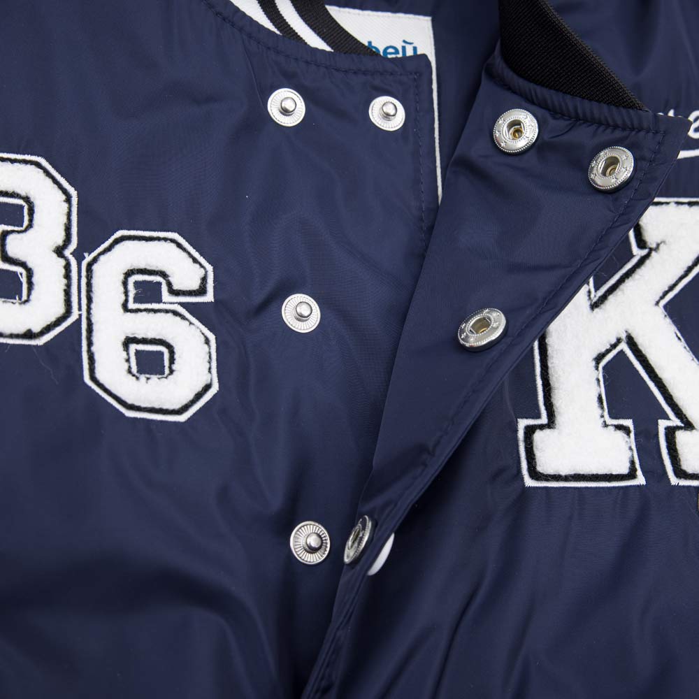 07757053-40 Куртка-бомбер для мальчика синий-красный, все фото 4