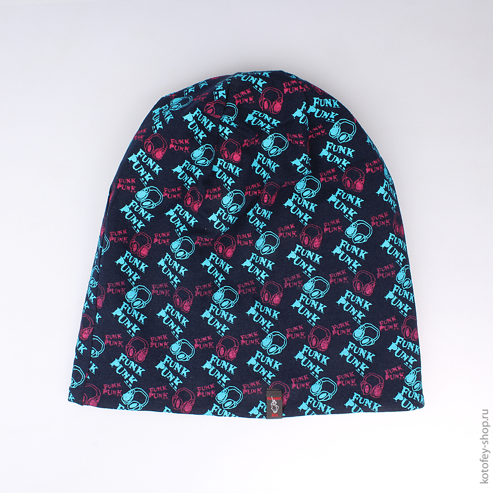 07811059-10 Шапка двойная синяя, все фото 1