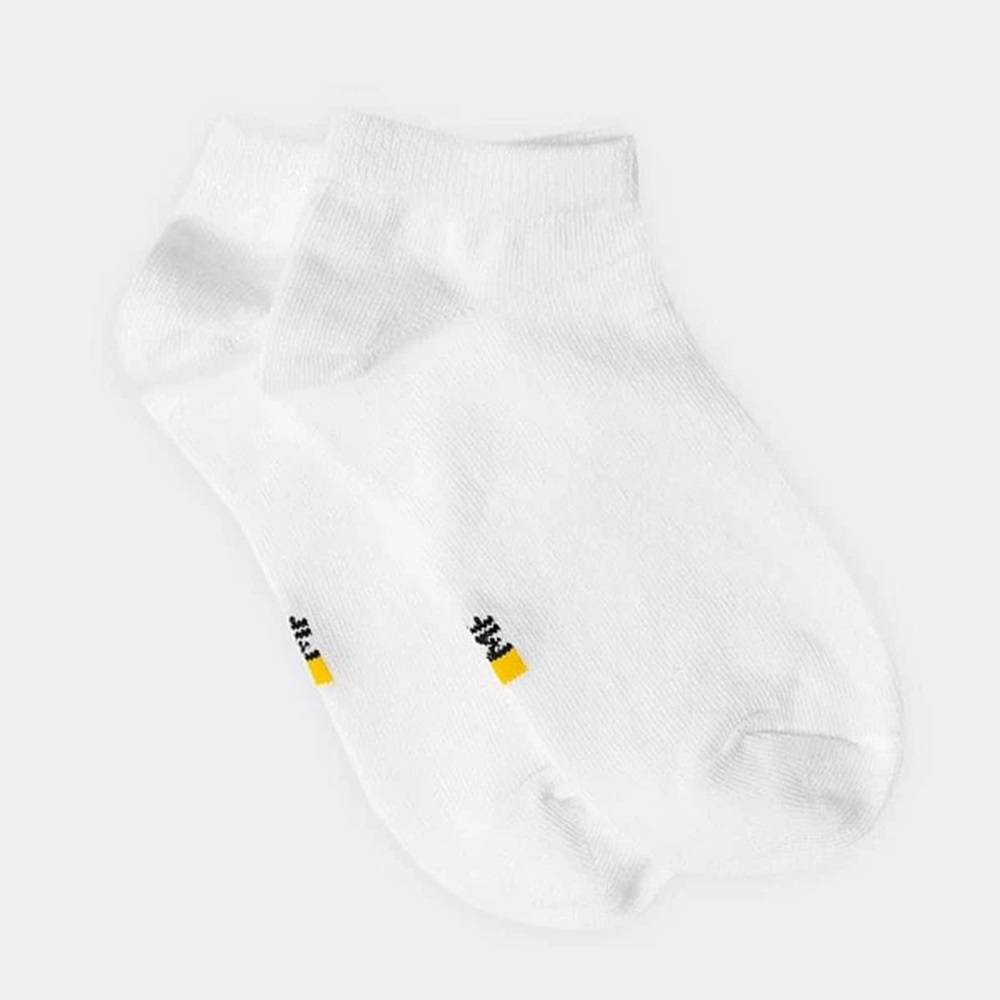 07042556-40 Хлопковые однотонные носки белые, все фото 2