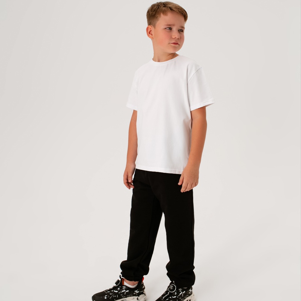 07002015-40 Классическая футболка для детей белый, все фото 9