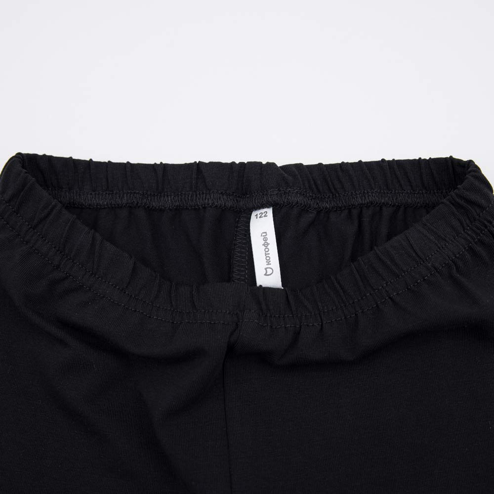 07862112-10 Черные лосины для девочки, все фото 3