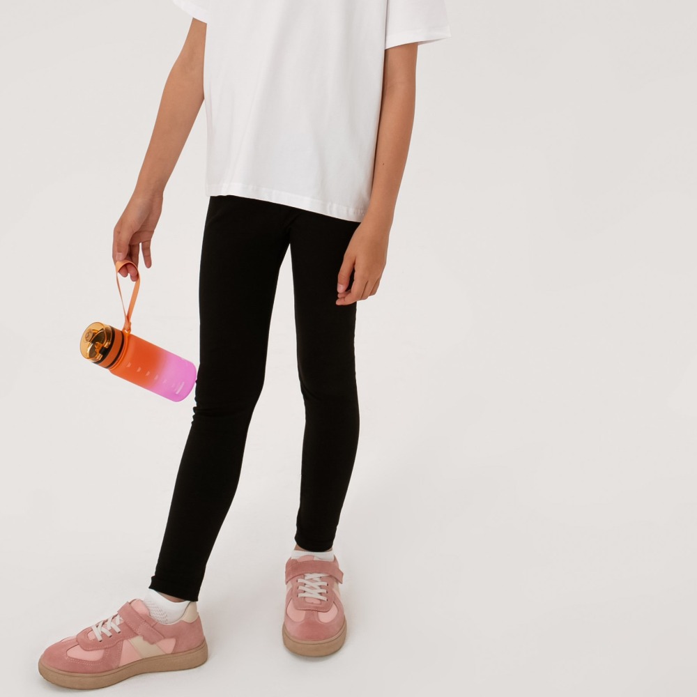 07862112-10 Черные лосины для девочки, все фото 6