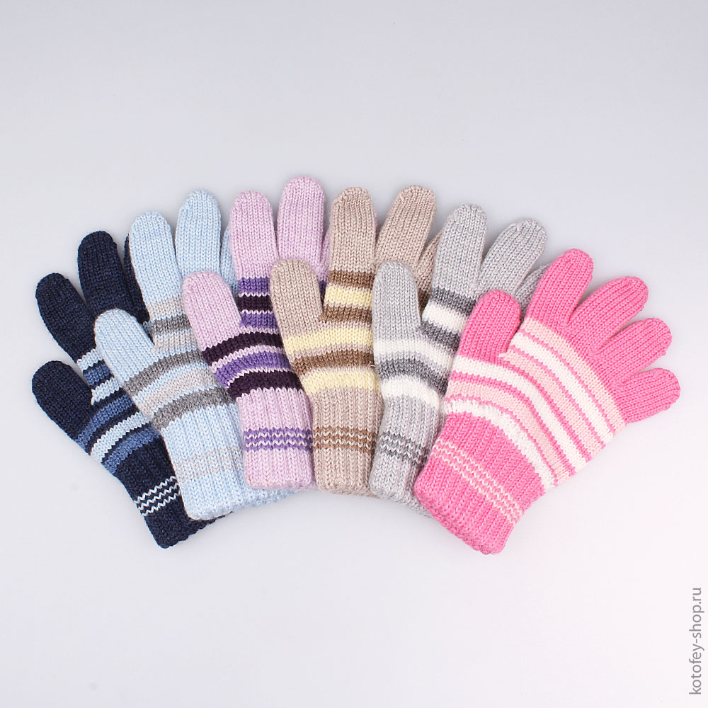 07022104-00 Перчатки однослойные голубые, все фото 1