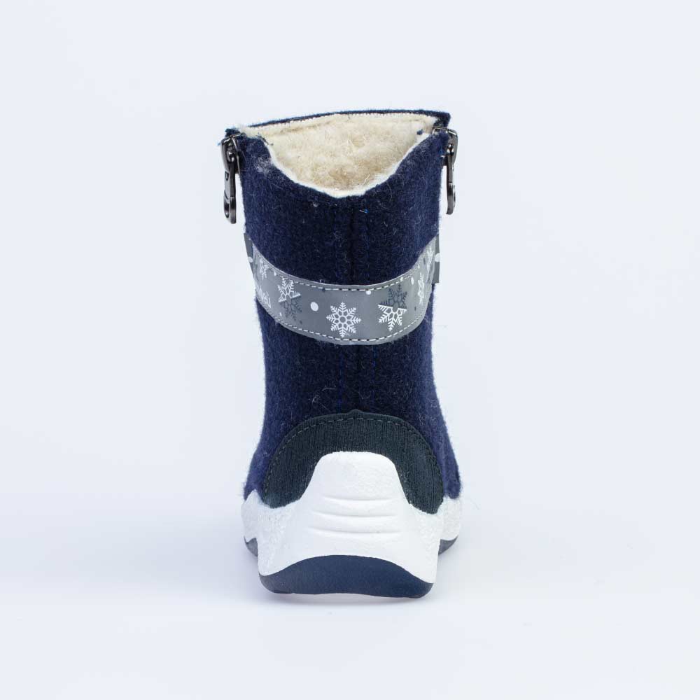 167055-42 Валенки для девочки с котенком синий, все фото 5