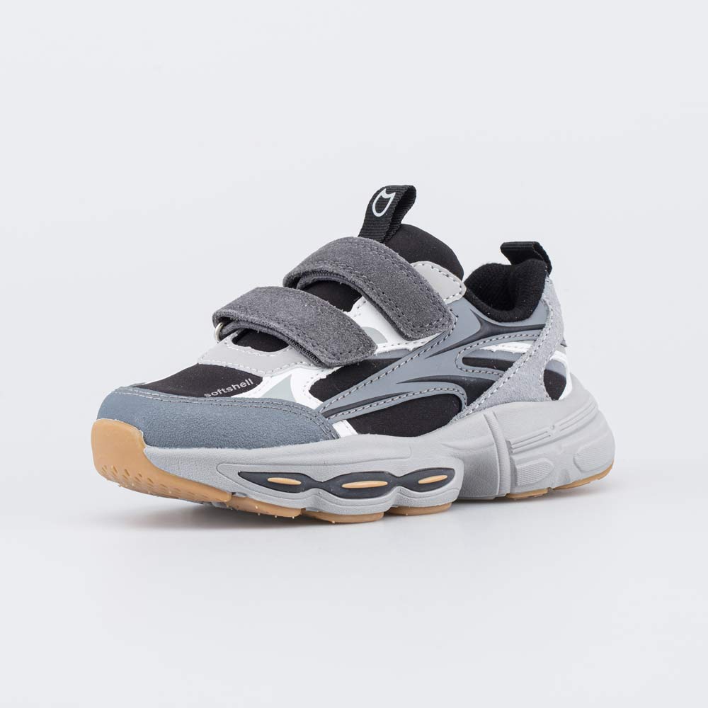 344517-12 Серые кроссовки с LED и Softshell, все фото 1