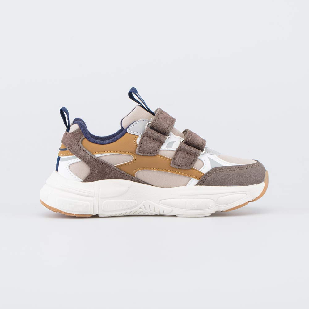 344517-13 Бежевые кроссовки с LED и Softshell, все фото 2