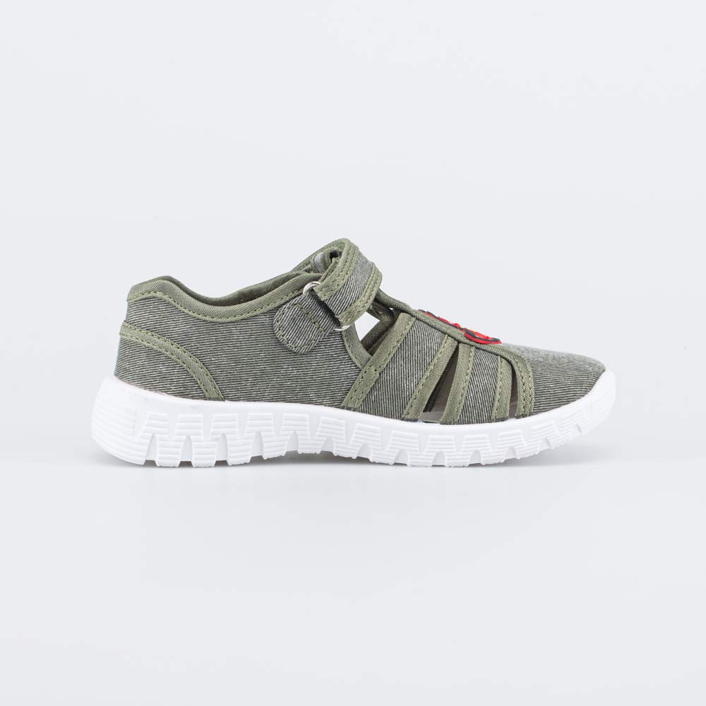 421115-13 Текстильные сандалии для мальчика Веселый динозаврик, все фото 2