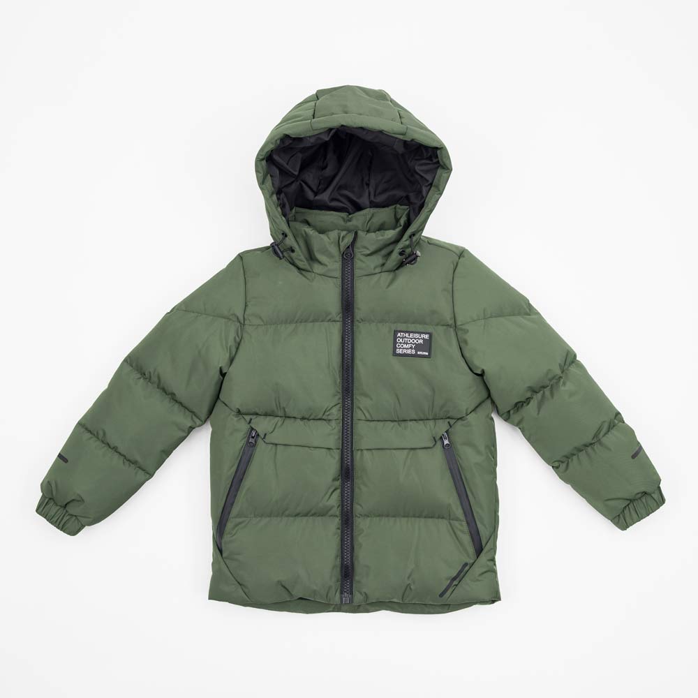 07757060-40 Куртка детская темно-зеленый, все фото 1