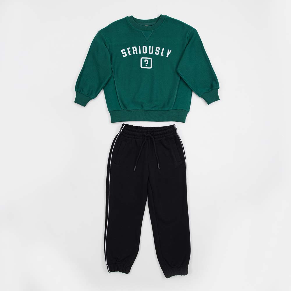 07764079-40 Комплект детский зел-чер, все фото 1