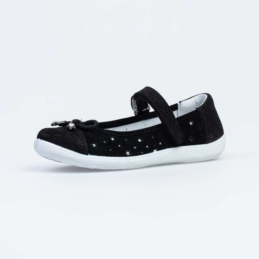 632326-21 Чёрные туфли-балетки Звездная ночь, все фото 1