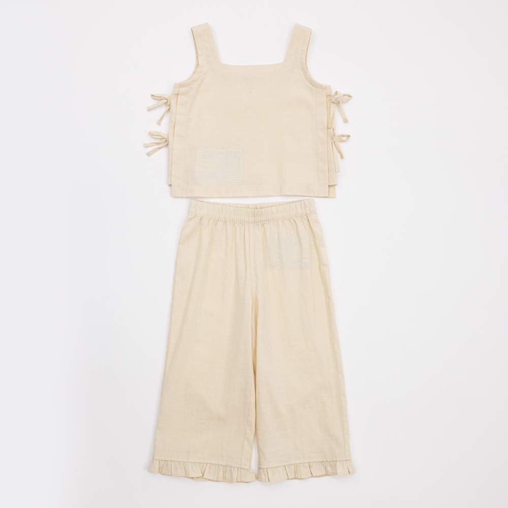 07864094-40 Летний костюм топ + брюки для девочки, все фото 1