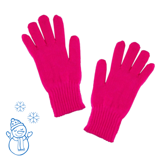 07822170-41 Теплые перчатки для девочек фуксия, все фото 1