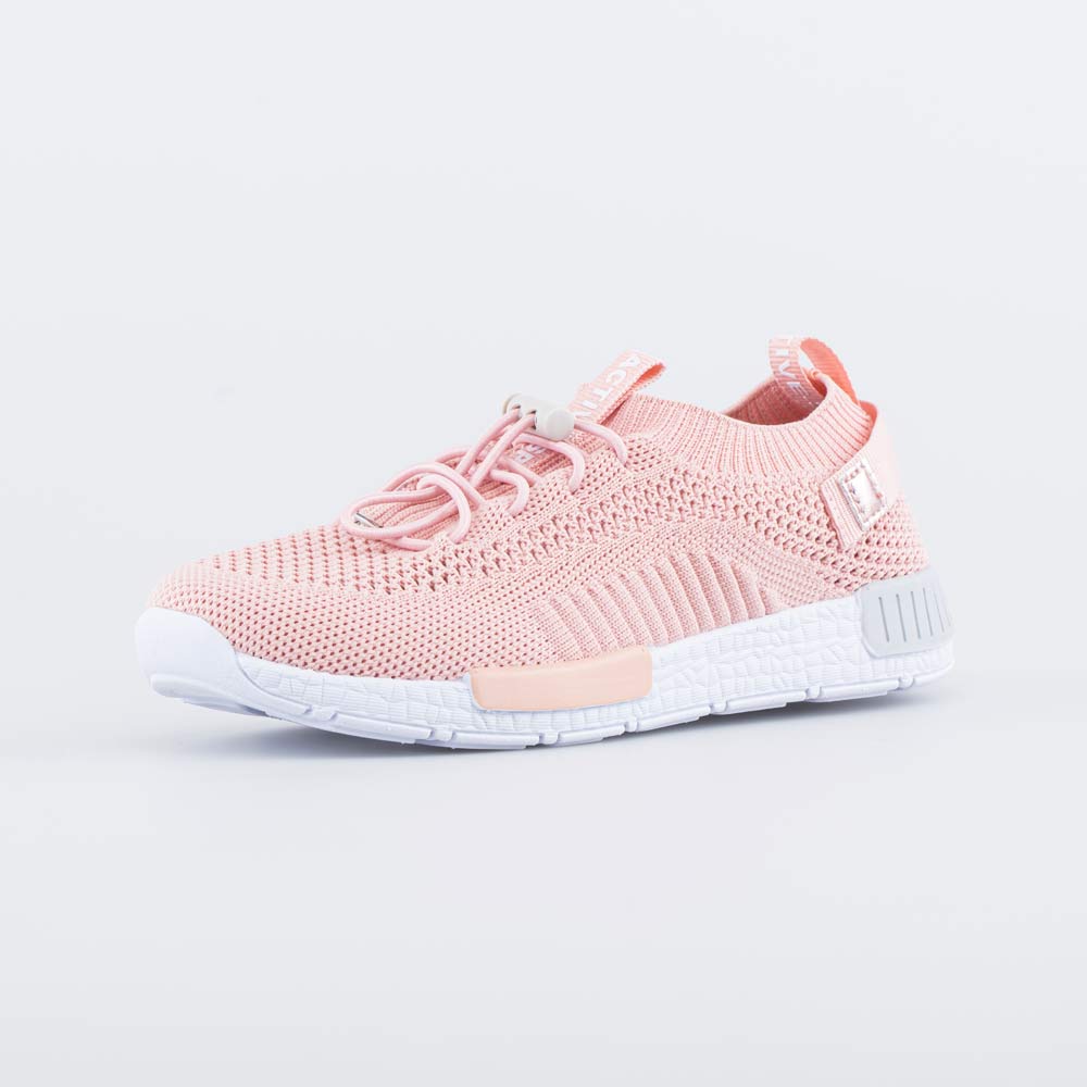 441011-15 Розовые текстильные кроссовки, все фото 1