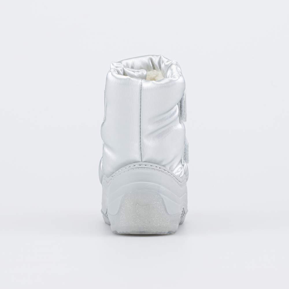 161004-41 Зимние дутики для девочки серебро, все фото 5