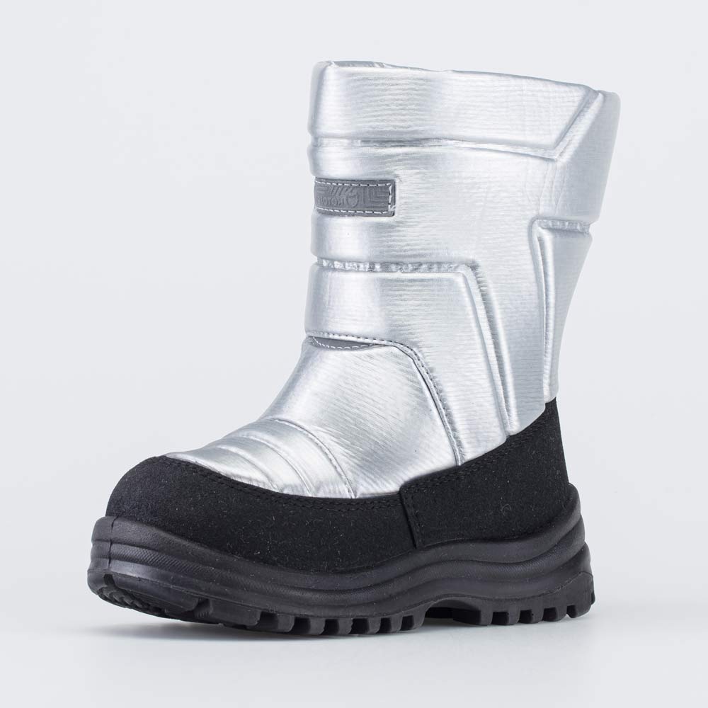 264034-45 Дутики для девочки серебристый, все фото 1