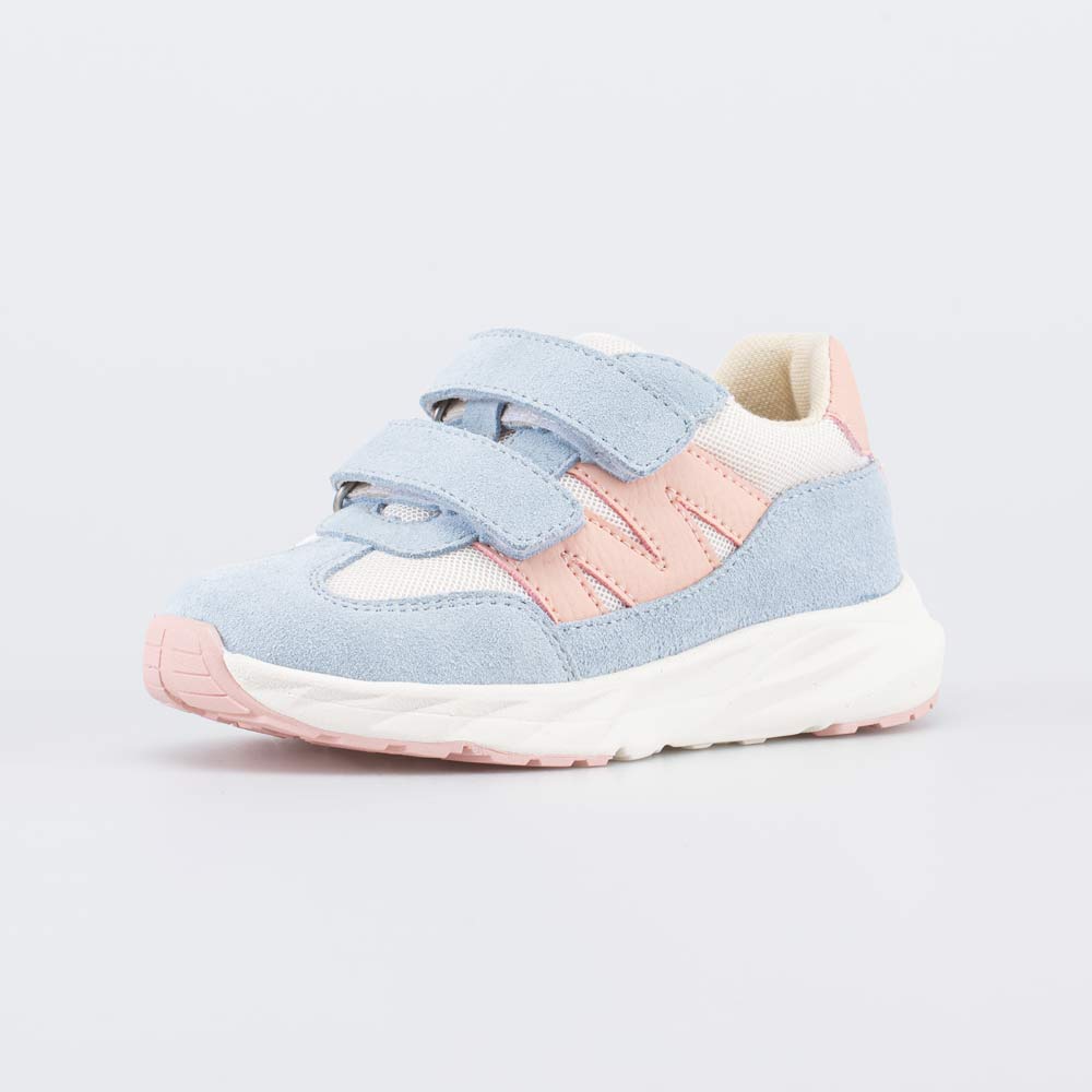 344546-14 Голубые кроссовки на липучках Шторм, все фото 1