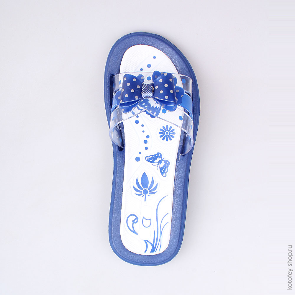 525016-02 Пляжная обувь синяя, все фото 4