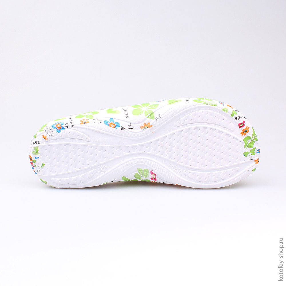 525020-01 Пляжная обувь салатовая, все фото 3