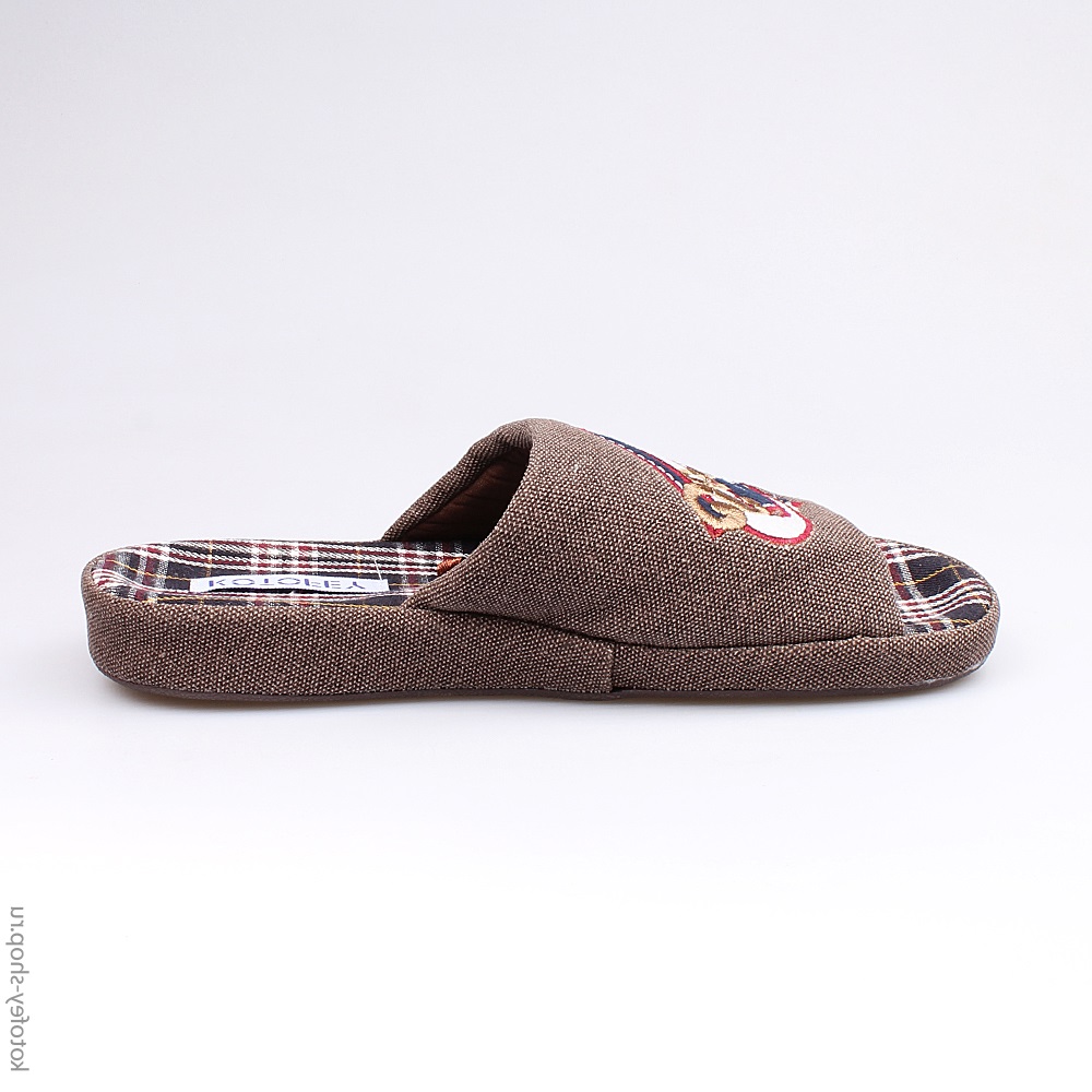 531021-11 Тапочки коричневые, все фото 2