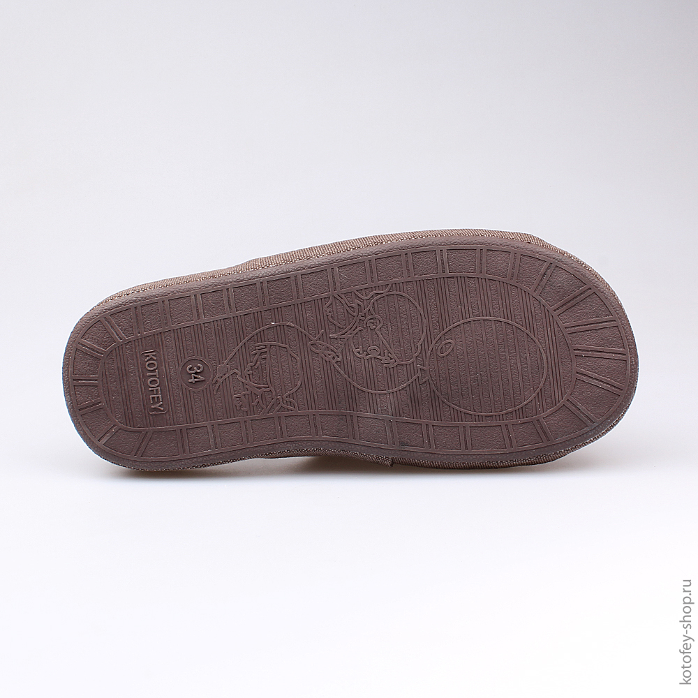 531021-11 Тапочки коричневые, все фото 3