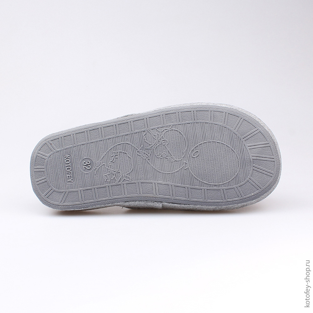 531024-11 Тапочки серые, все фото 3