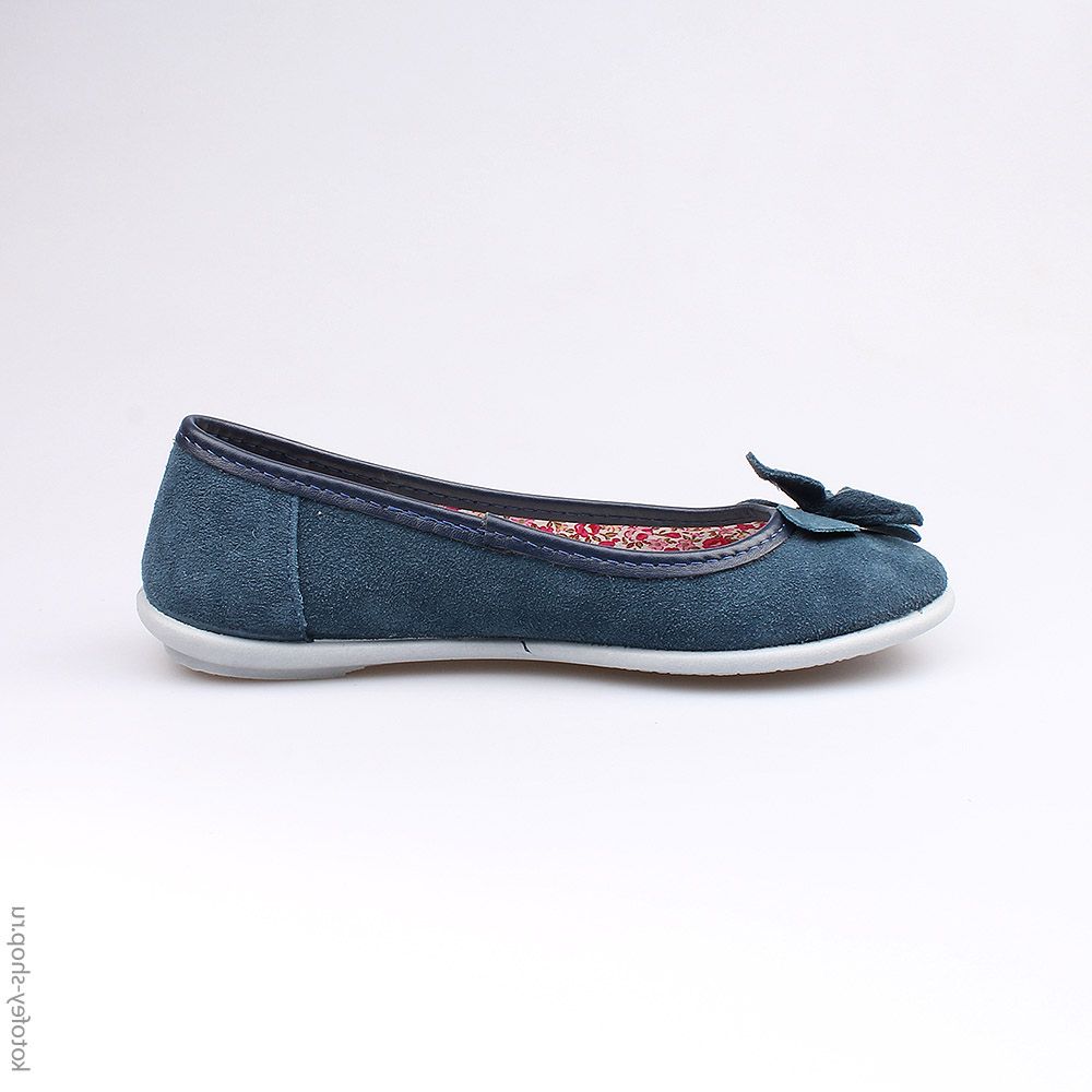 632175-72 Туфли-балетки из велюра, все фото 2