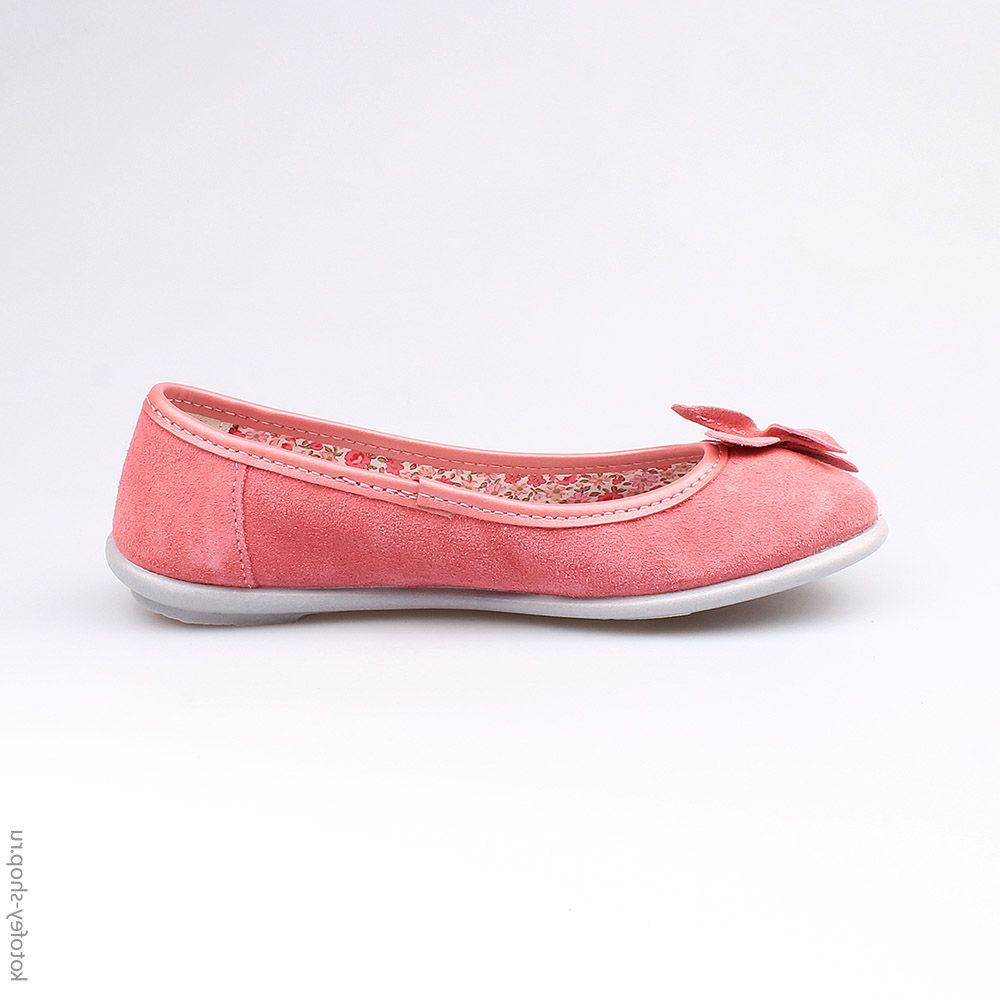 632175-74 Кожаные туфли-балетки для девочки, все фото 2