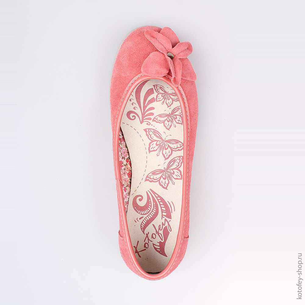 632175-74 Кожаные туфли-балетки для девочки, все фото 4