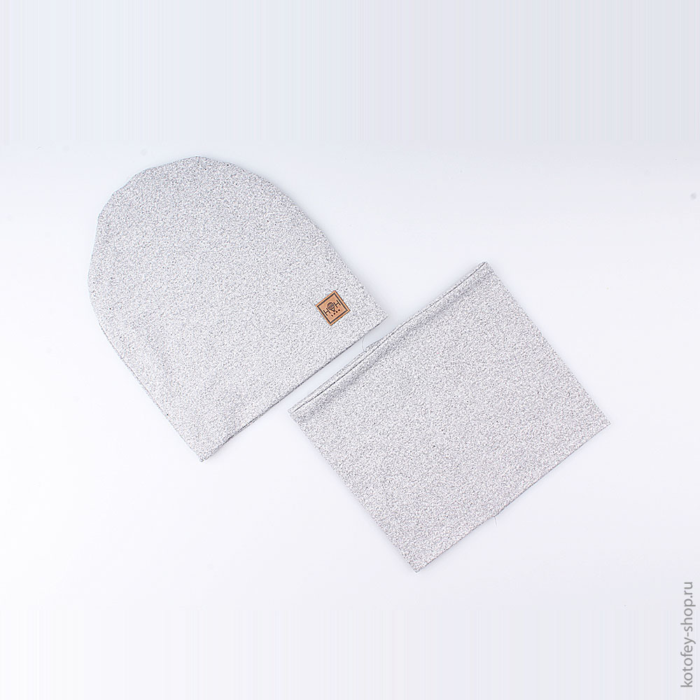 07011071-40 Шапка двухслойная детская серая, все фото 1