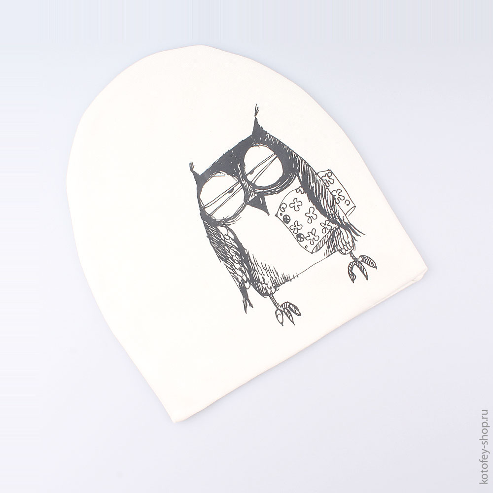 07711069-41 Шапка на весну, хлопок 95%, белая, все фото 1