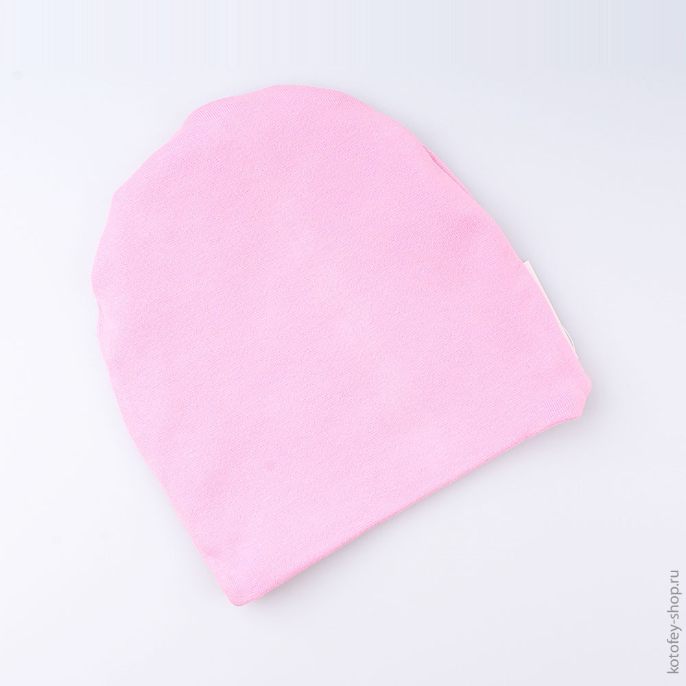 07811070-40 Шапка для девочки, 95% хлопок, розовая, все фото 3