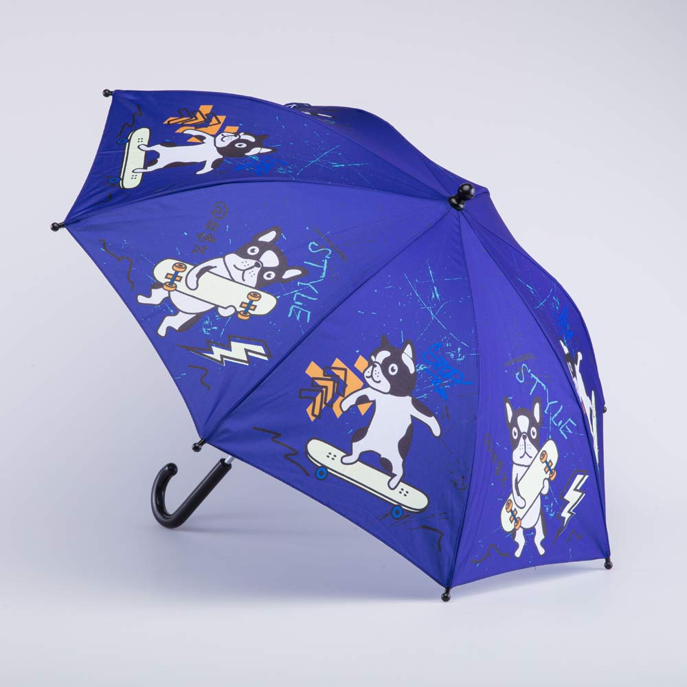 03707138-00 Зонт для мальчика Скейтер синий, все фото 1