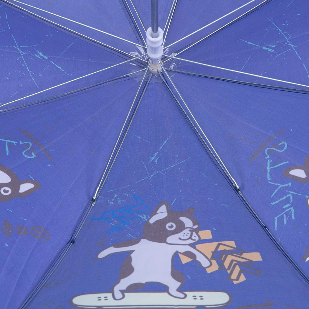 03707138-00 Зонт для мальчика Скейтер синий, все фото 3