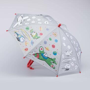 03707147-00 Зонт-трость Высший пилотаж серый, все фото 1