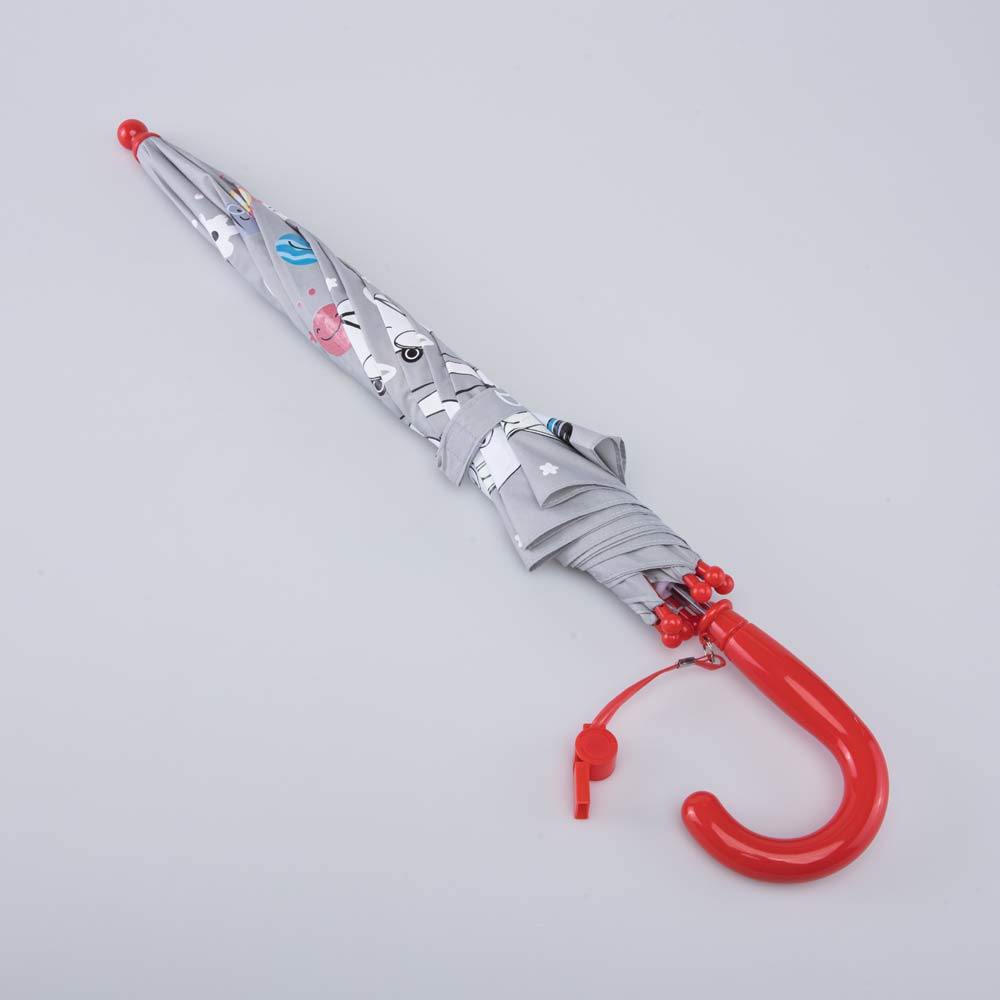 03707147-00 Зонт-трость Высший пилотаж серый, все фото 4