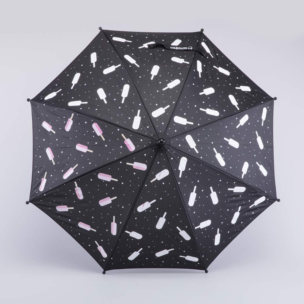 03807110-00 Зонт для девочки Эскимо Черный, все фото 2