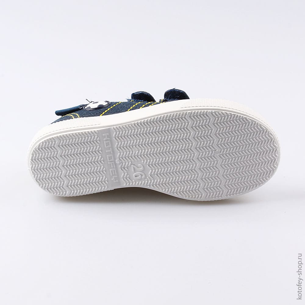 331116-11 Хлопковые кеды на липучках, все фото 3