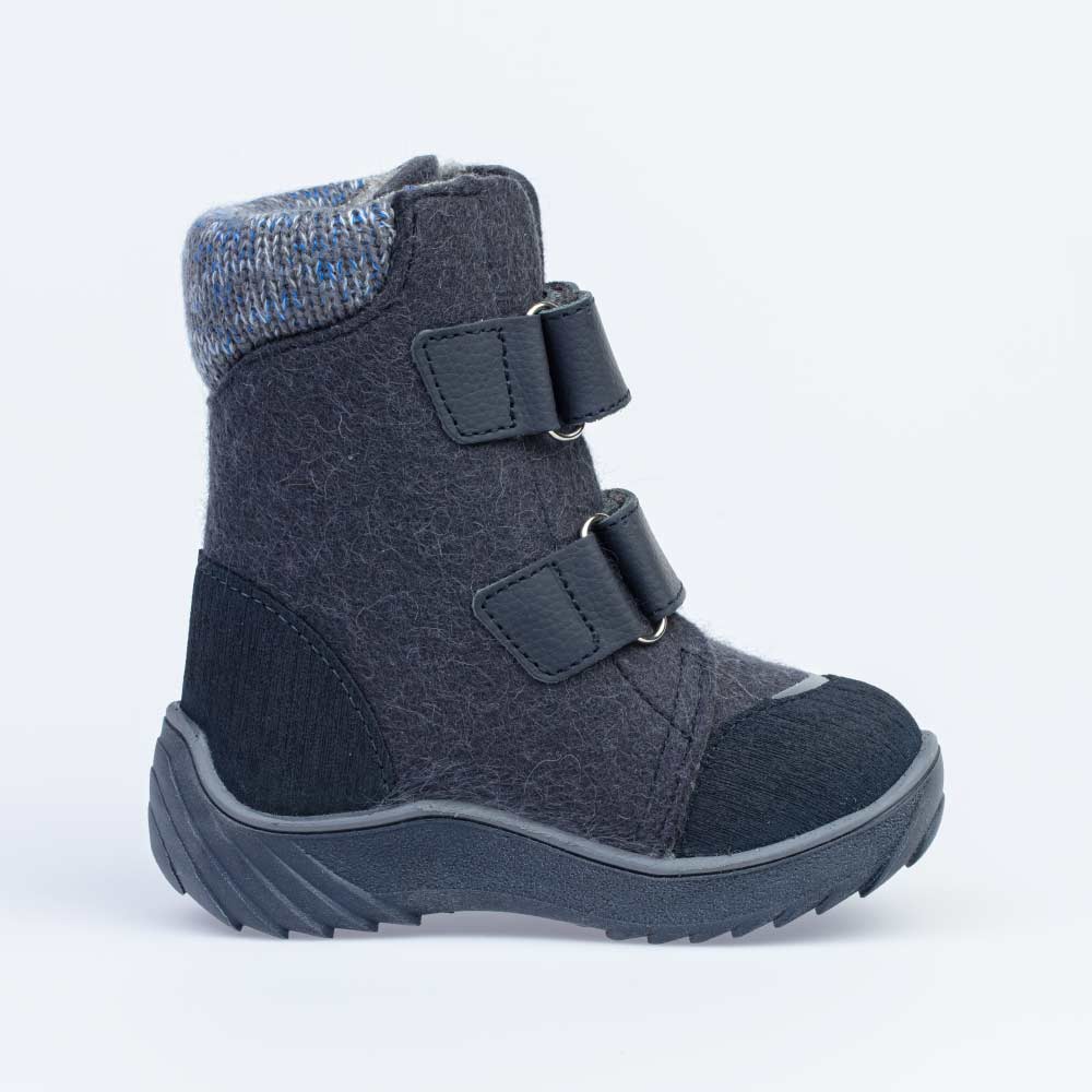 357004-42 Валенки на липучках Котофей синий, все фото 2