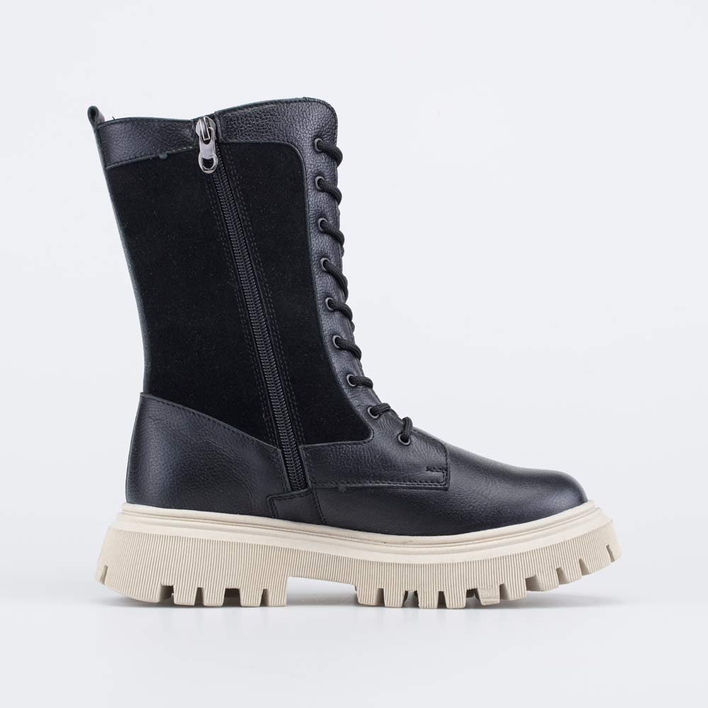 762240-52 Зимние сапожки для девочки черный, все фото 2