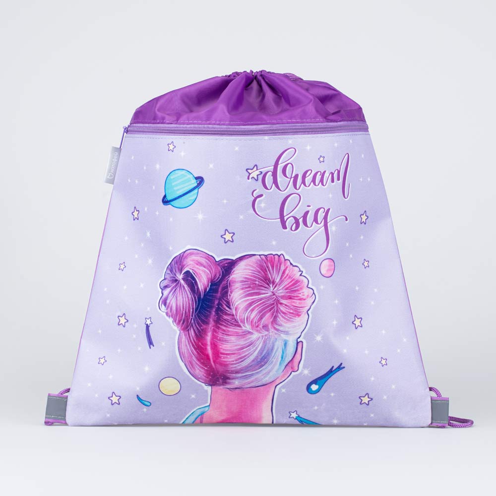 02808106-20 Мешок для сменной обуви фиолетовый, все фото 1