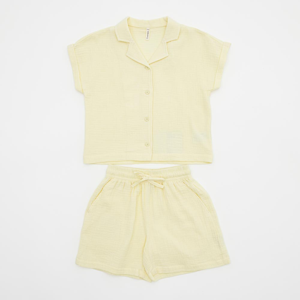 07864095-40 Летний костюм рубашка + шорты для девочки, все фото 1